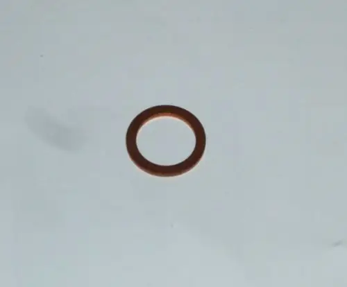 Dichtring in runder Form, vermutlich aus Gummi oder ähnlichem Material, mit brauner Färbung, geeignet für DAIKIN-Anwendungen im Bereich Ölschlauchnippel.